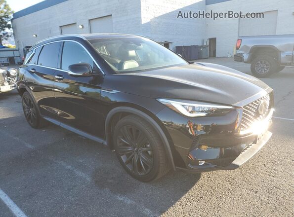 3PCAJ5M17LF120367 2020 INFINITI QX50 Black წინა მარჯვენა
