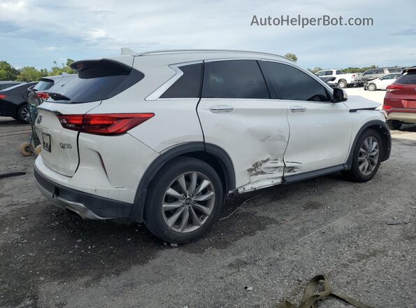 3PCAJ5M18LF107885 2020 INFINITI QX50 White Задня права чверть