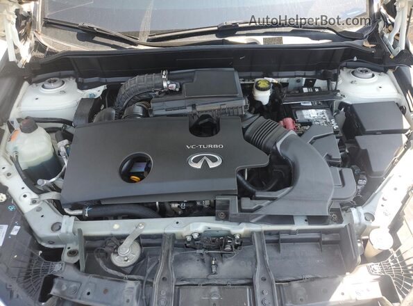 3PCAJ5M19KF118859 2019 INFINITI QX50 White ძრავის განყოფილების ხედი