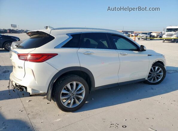 3PCAJ5M19LF121035 2020 INFINITI QX50 White Задня права чверть