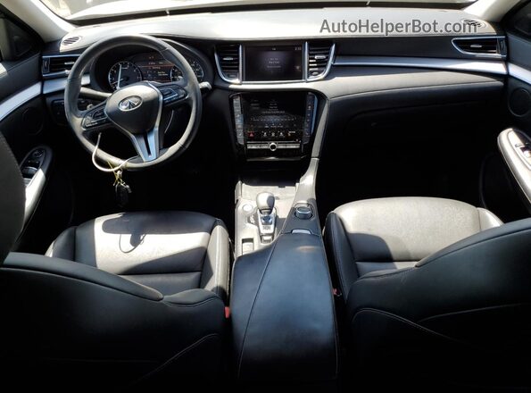 3PCAJ5M31LF113643 2020 INFINITI QX50 White Առջևի վահանակի տեսք