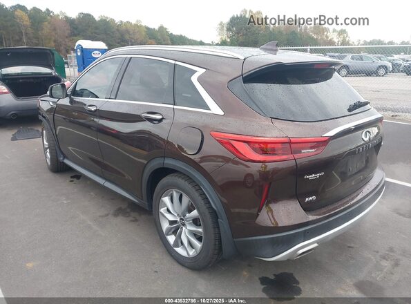3PCAJ5M34LF106329 2020 INFINITI QX50 Brown Rear left