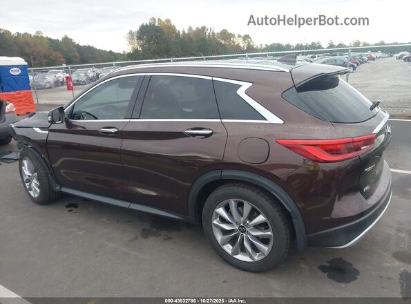 3PCAJ5M34LF106329 2020 INFINITI QX50 Brown 360 interior view