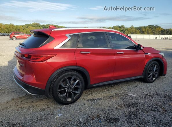 3PCAJ5M37LF105868 2020 INFINITI QX50 Red უკანა მარჯვენა