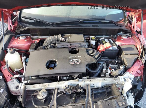 3PCAJ5M37LF105868 2020 INFINITI QX50 Red ძრავის განყოფილების ხედი