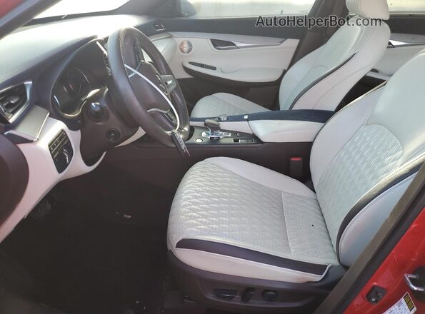 3PCAJ5M37LF105868 2020 INFINITI QX50 Red წინა სალონის ხედი