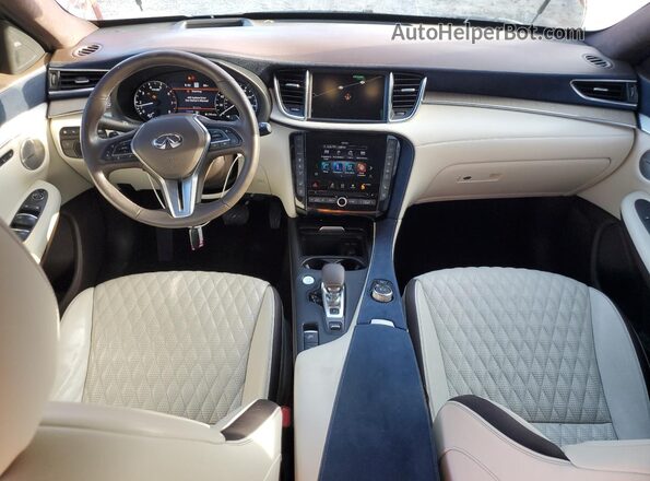 3PCAJ5M37LF105868 2020 INFINITI QX50 Red წინა პანელის ხედი