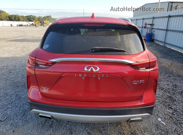 3PCAJ5M37LF105868 2020 INFINITI QX50 Red უკანა ხედი