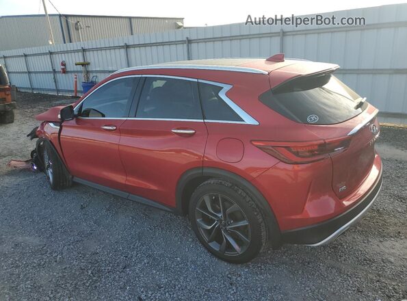3PCAJ5M37LF105868 2020 INFINITI QX50 Red უკანა მარცხენა