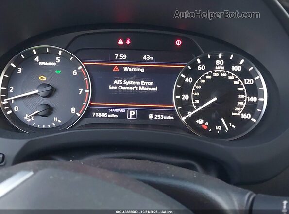 3PCAJ5M37LF112948 2020 INFINITI QX50 Black Հետևի նստատեղերի տեսք