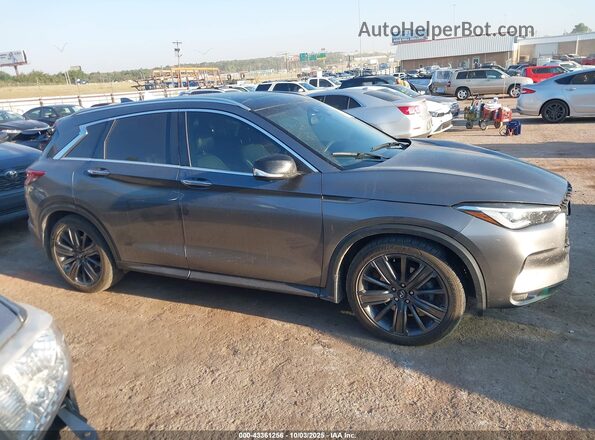 3PCAJ5M38LF116300 2020 INFINITI QX50 Gray Вид задньої частини салону