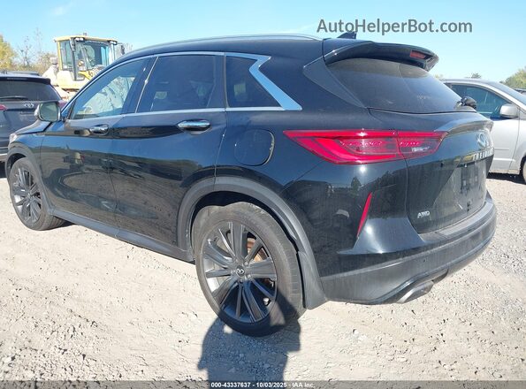 3PCAJ5M39LF109758 2020 INFINITI QX50 Черный Задняя левая четверть