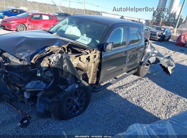 3TMCZ5AN0LM350384 2020 TOYOTA TACOMA Black Առջևի ձախ երեք քառորդ տեսարան