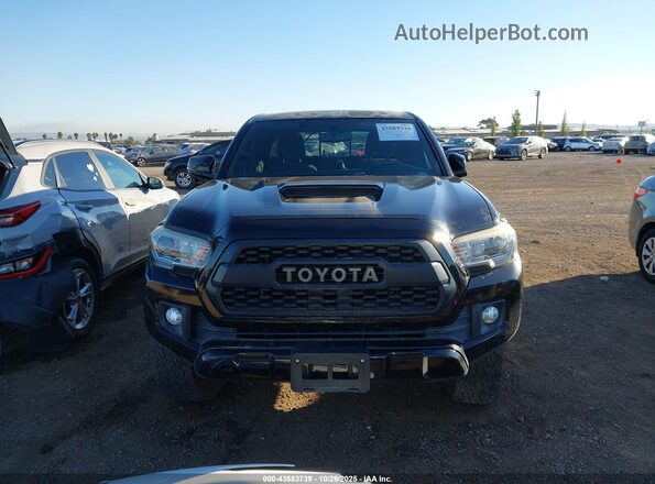3TMCZ5AN1HM044737 2017 TOYOTA TACOMA Black წინა პანელის ხედი