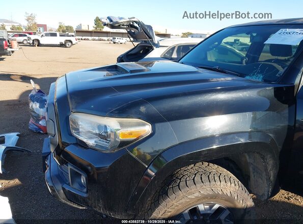 3TMCZ5AN1HM044737 2017 TOYOTA TACOMA Black წინა ხედი