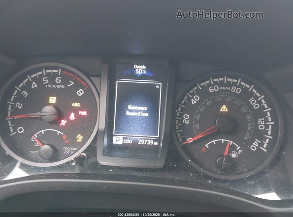3TMCZ5AN2PM599744 2023 TOYOTA TACOMA White Widok tylnych siedzeń