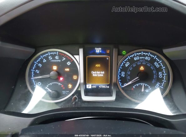 3TMCZ5AN3NM490674 2022 TOYOTA TACOMA Красный Вид задних сидений