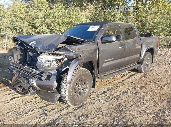 3TMCZ5AN4LM363378 2020 TOYOTA TACOMA Gray წინა მარცხენა ხედი სამი მეოთხედიდან