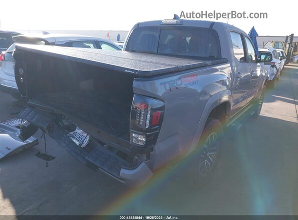 3TMCZ5ANXLM353857 2020 TOYOTA TACOMA Gray Задня права чверть