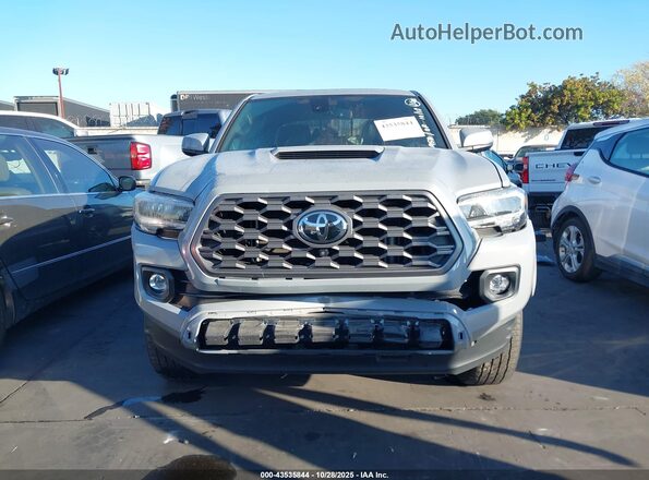 3TMCZ5ANXLM353857 2020 TOYOTA TACOMA Gray Вид задньої частини салону