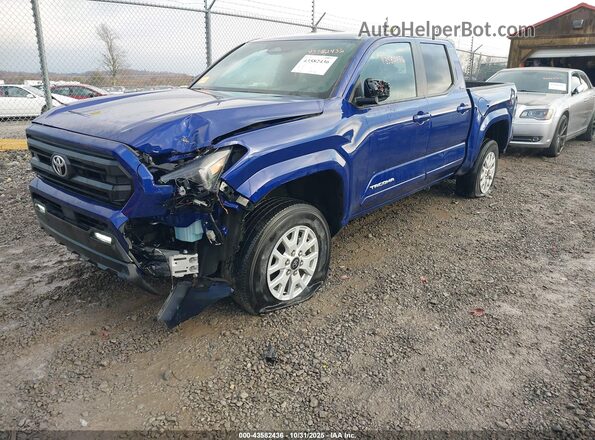 3TMLB5JN8RM057989 2024 TOYOTA TACOMA Blue Передня ліва чверть