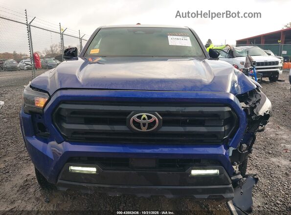 3TMLB5JN8RM057989 2024 TOYOTA TACOMA Blue Вид задньої частини салону