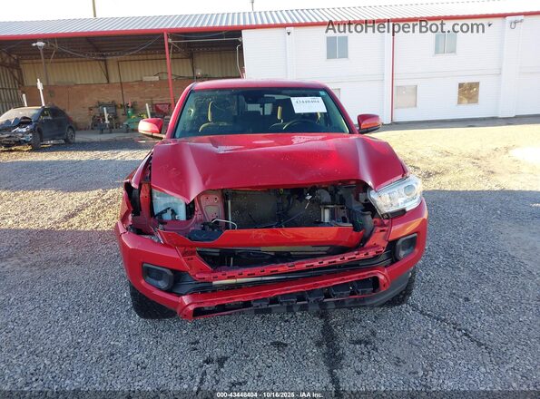 3TYAX5GN2MT032230 2021 TOYOTA TACOMA Red Instrument cluster view