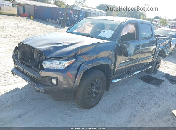 3TYAX5GNXMT033447 2021 TOYOTA TACOMA Silver Առջևի ձախ երեք քառորդ տեսարան
