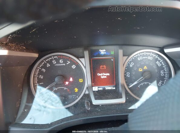 3TYAX5GNXMT033447 2021 TOYOTA TACOMA Silver Հետևի նստատեղերի տեսք