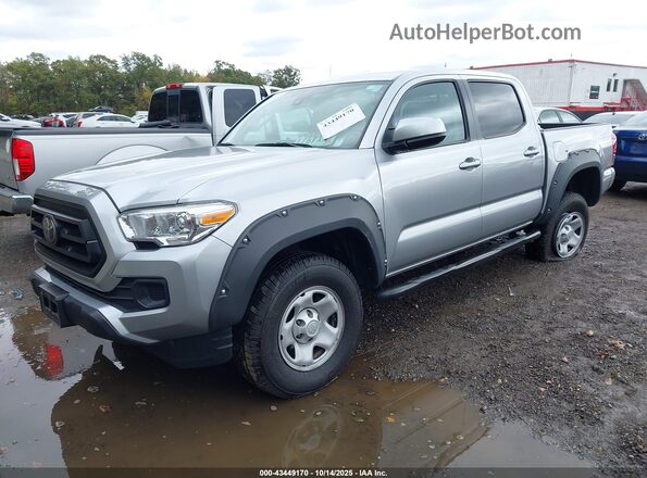 3TYCZ5AN2NT055469 2022 TOYOTA TACOMA Серебряный Передняя левая четверть