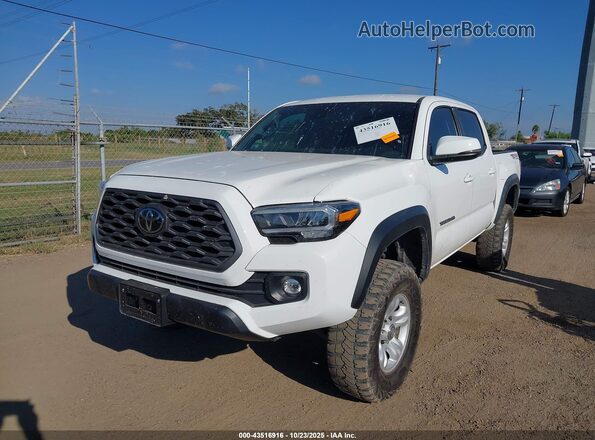 3TYCZ5AN4NT096329 2022 TOYOTA TACOMA White Вид спереду