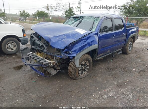 3TYCZ5ANXNT102165 2022 TOYOTA TACOMA 4WD Blue Front left