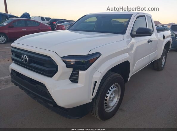 3TYJDAKN7ST020337 2025 TOYOTA TACOMA White Передня ліва чверть