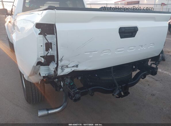 3TYJDAKN7ST020337 2025 TOYOTA TACOMA White Вид спереду