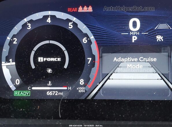 3TYLC5LN9ST035861 2025 TOYOTA TACOMA HYBRID Серый Вид задних сидений