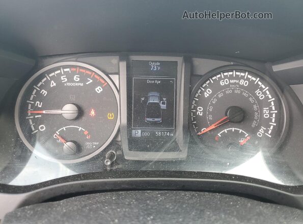 3TYRX5GN3LT000159 2020 TOYOTA TACOMA Charcoal Instrument cluster view