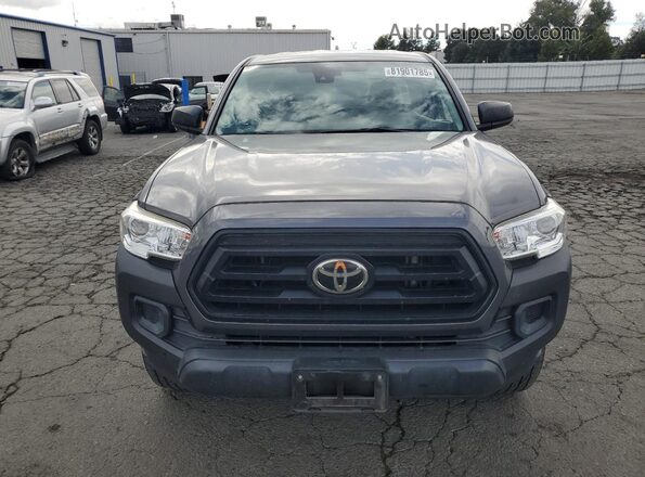3TYRX5GN3LT000159 2020 TOYOTA TACOMA Charcoal Front view