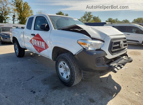 3TYRX5GN6LT004674 2020 TOYOTA TACOMA Белый Передняя правая четверть