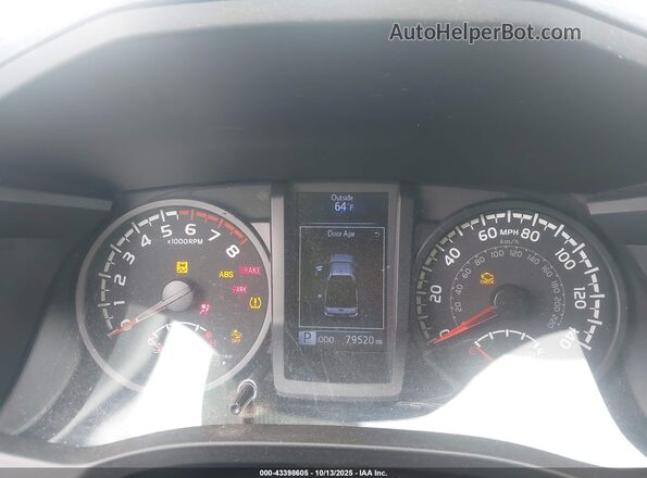 3TYRX5GNXLT000109 2020 TOYOTA TACOMA White Вид задніх сидінь