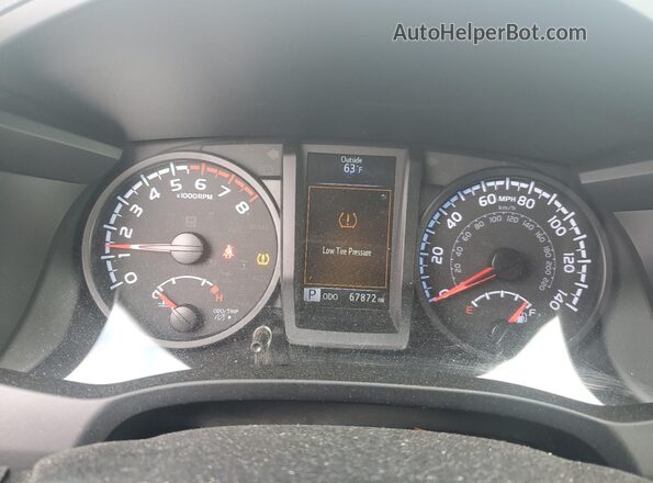 3TYSX5EN6NT016069 2022 TOYOTA TACOMA Black Instrument cluster view