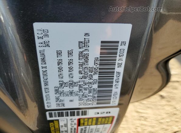 3TYSX5EN8PT022085 2023 TOYOTA TACOMA Gray Շարժիչի բաժամունքի տեսք