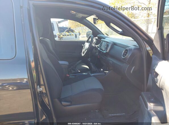 3TYSZ5AN8LT000047 2020 TOYOTA TACOMA Black წინა სალონის ხედი