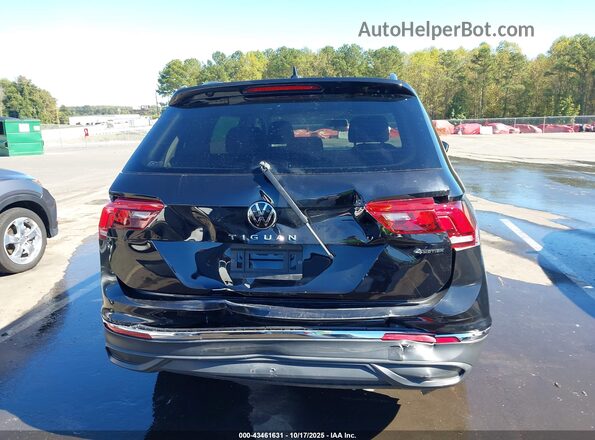 3VV0B7AX3NM045910 2022 VOLKSWAGEN TIGUAN Black Front view