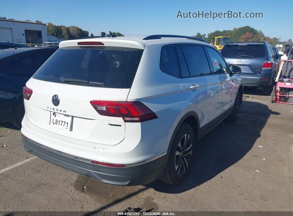 3VV0B7AX3NM097859 2022 VOLKSWAGEN TIGUAN Белый Задняя правая четверть