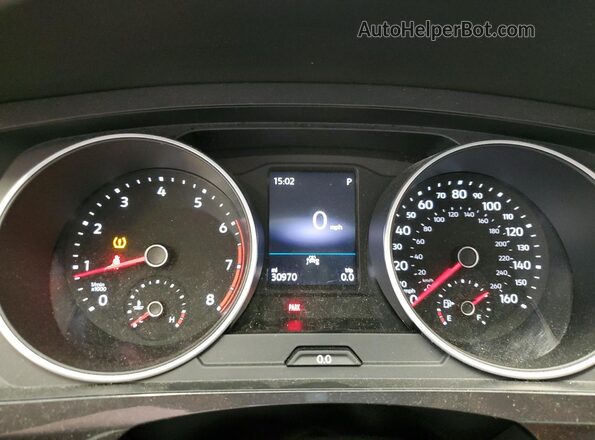 3VV0B7AX8LM113955 2020 VOLKSWAGEN TIGUAN Silver Սարքավորումների վահանակի տեսք