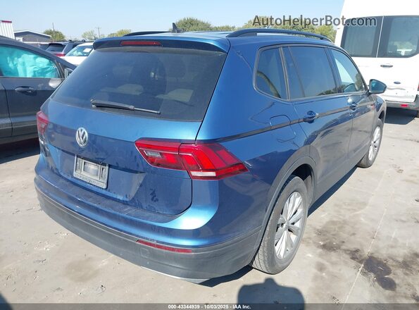 3VV1B7AX1LM114966 2020 VOLKSWAGEN TIGUAN Синий Задняя правая четверть