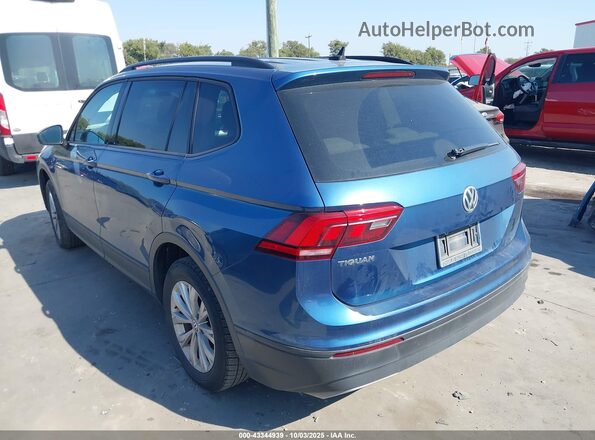 3VV1B7AX1LM114966 2020 VOLKSWAGEN TIGUAN Синий Задняя левая четверть