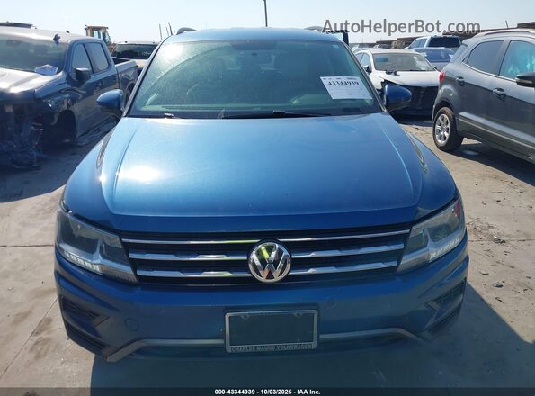 3VV1B7AX1LM114966 2020 VOLKSWAGEN TIGUAN Синий Вид щитка приборов