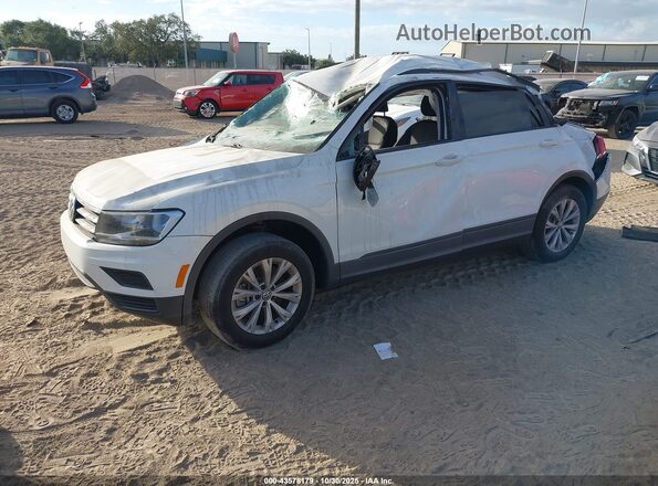 3VV1B7AX3LM117545 2020 VOLKSWAGEN TIGUAN White Առջևի ձախ երեք քառորդ տեսարան