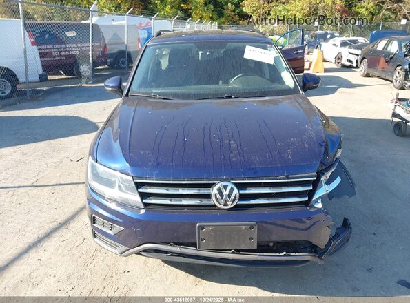 3VV1B7AX4MM106491 2021 VOLKSWAGEN TIGUAN Dark Blue Вид щитка приборов
